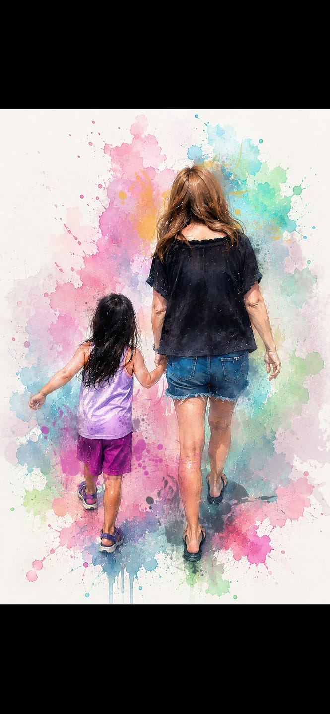 Customer photo review of Watercolor Pet Portrait Canvas - Wild Pastel
