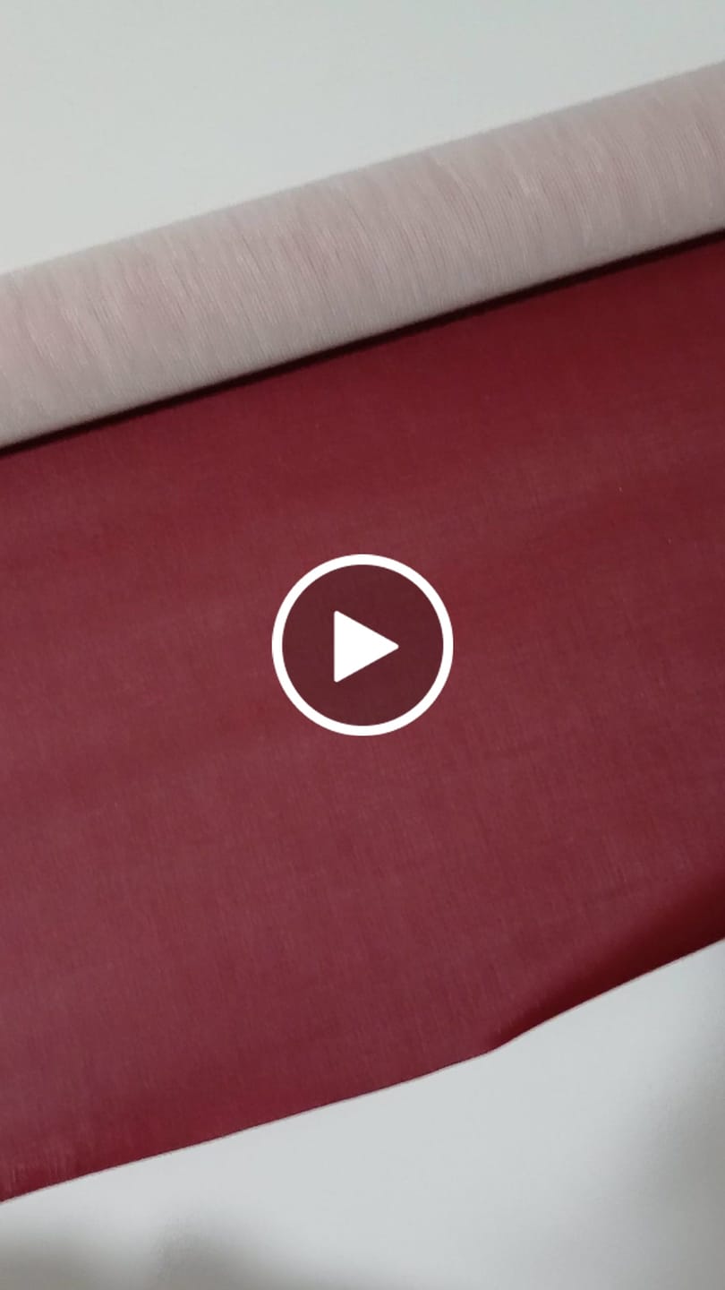 Customer video review of DUNA 0.9MM FUNDO MALHA COR BORDO