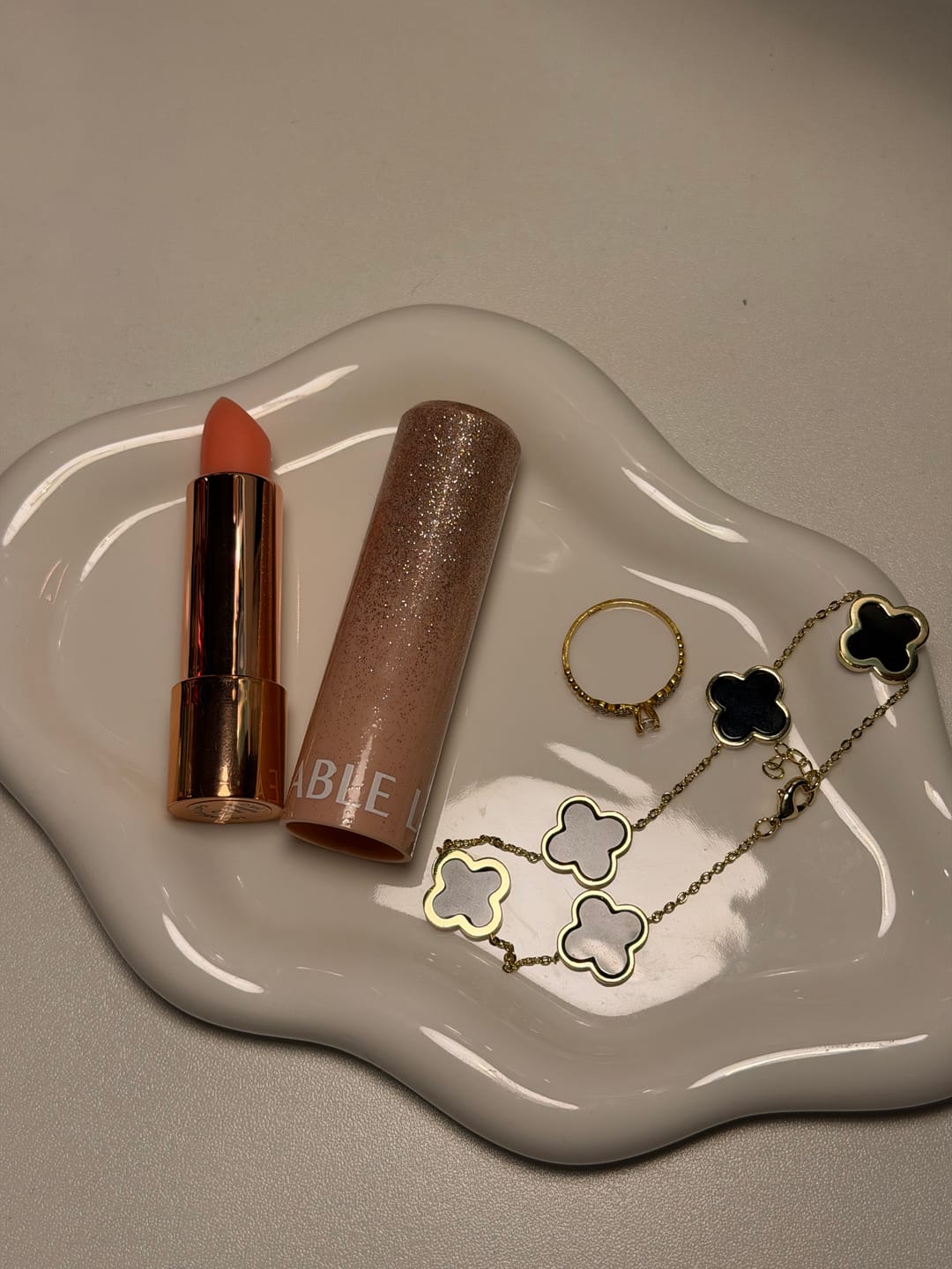 Customer photo review of Peach Radiance Lip Balm