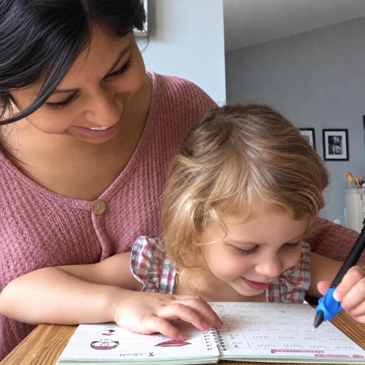 Customer photo review of Handwriting Workbook