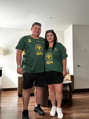Customer photo review of Springboks Nike Men's 26/27 Stadium Home Jersey
