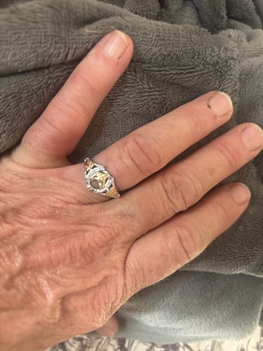 Customer photo review of Equestrian - Sterling Silver Black Hills Gold Ring