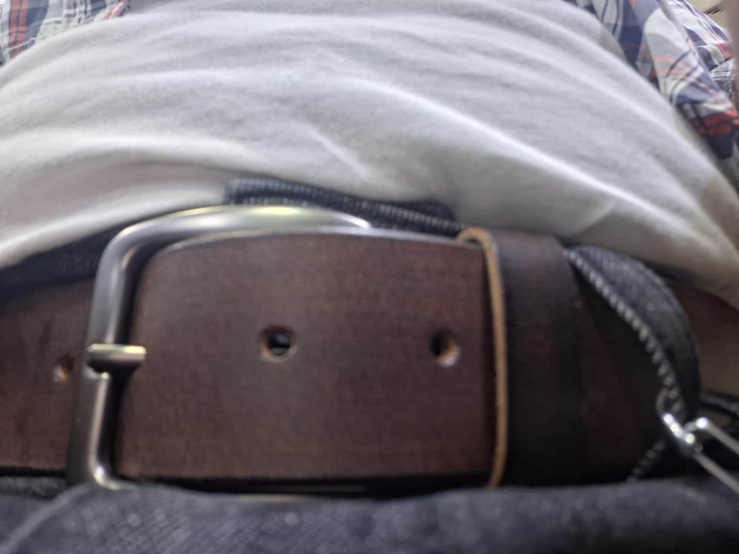 Customer photo review of Canyon Full Grain Leather Belt