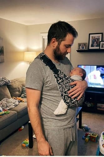 Customer photo review of Porte-bébé latéral