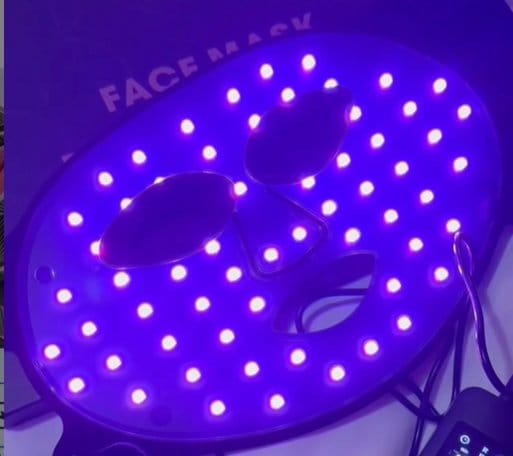 Customer photo review of LUMYHEALTH LED Red Light Therapy Face Mask(8 Colors)