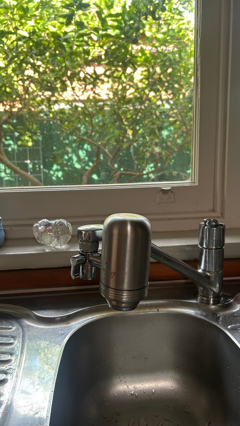 Customer photo review of Evolved H2O™ Tap Water Filter Refill