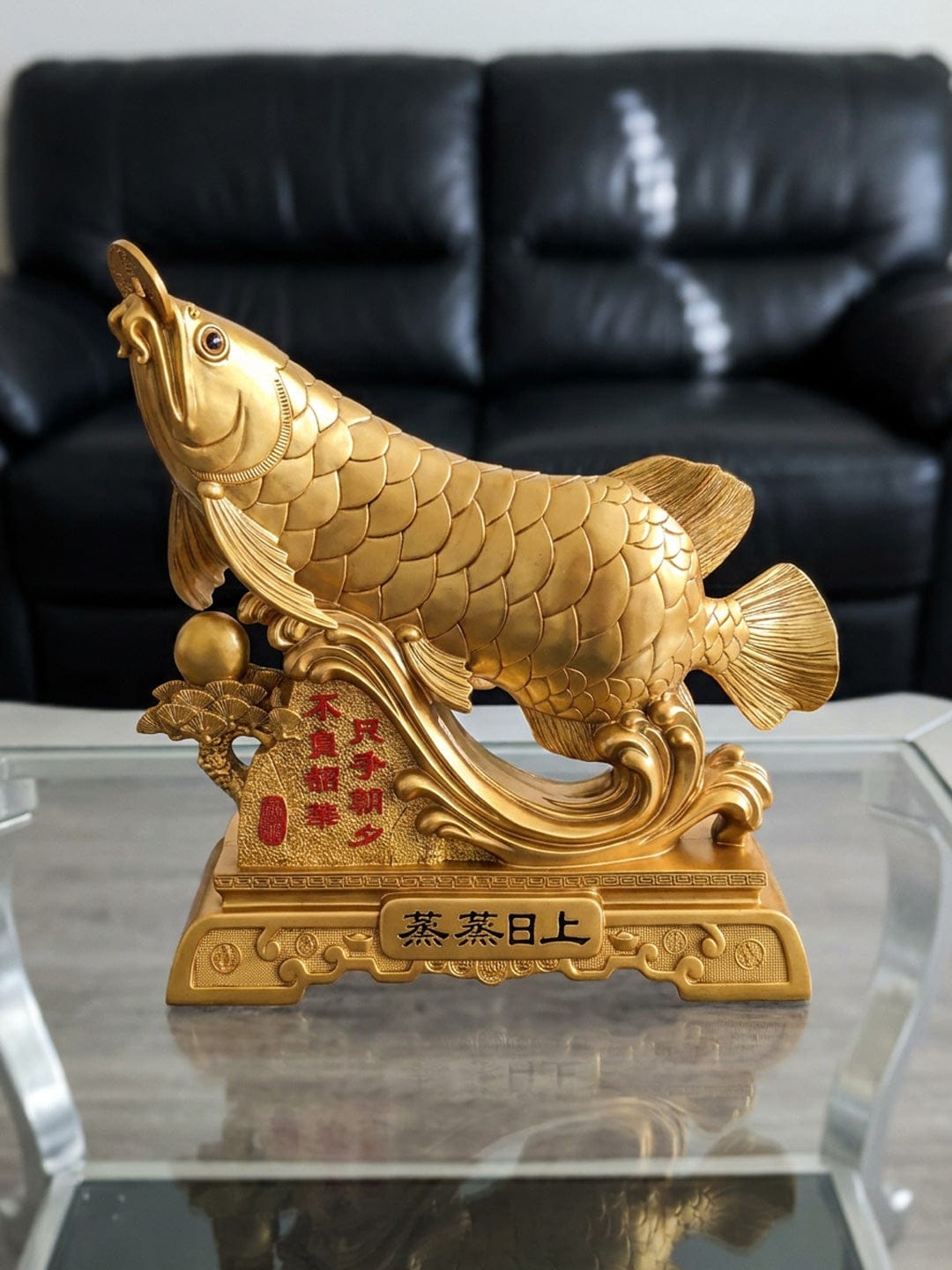 Customer photo review of The Rising Arowana Fortune Ornament
