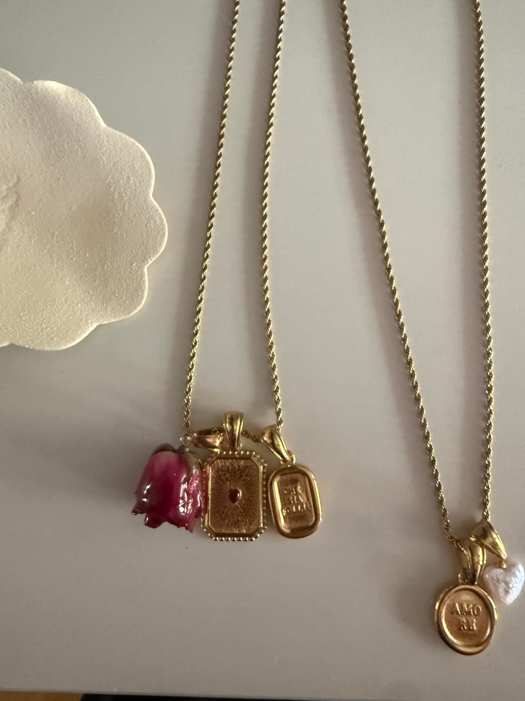 Customer photo review of SET COLLANE "AMORE & FOLLIA"