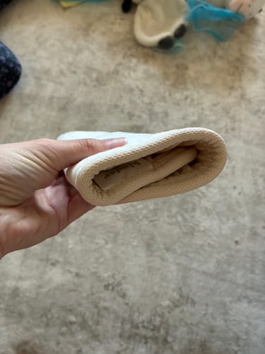 Customer photo review of Heavy - Bookfold - Essential Cloth Diaper Insert - Bamboo Viscose Cotton