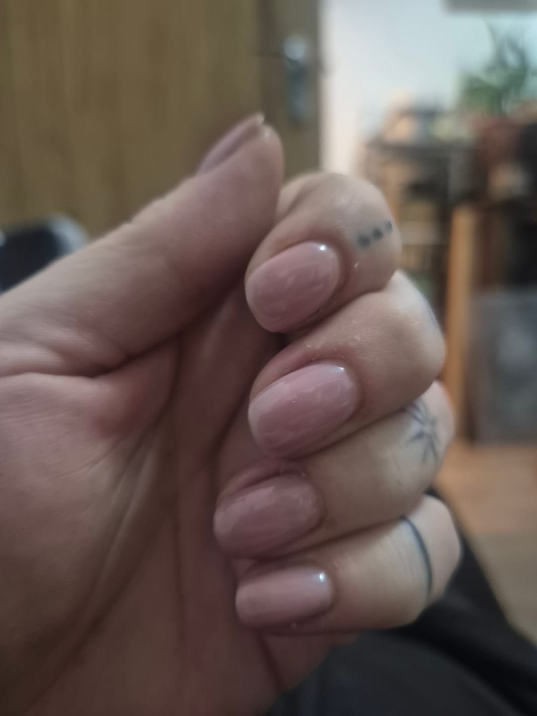Customer photo review of Semilac Extend Care 5in1 803 Delicate Pink 7ml - Builder Gel in a Bottle