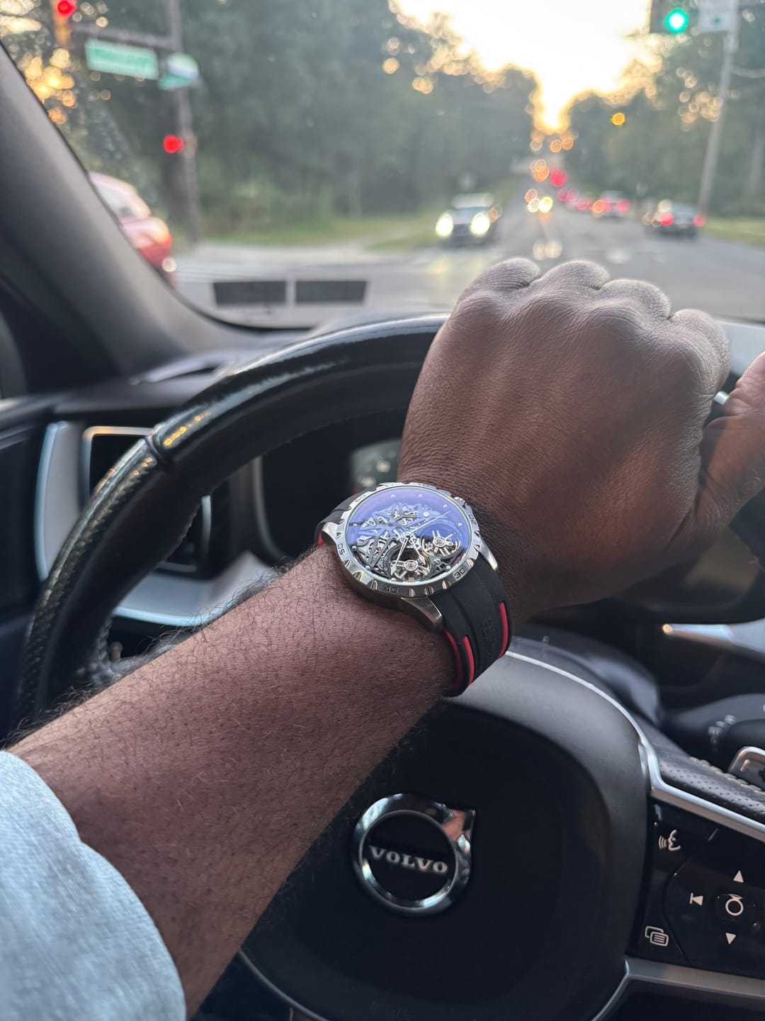 Customer photo review of Mark Fairwhale FW-6210 DUALVEX - Men’s Dual Tourbillon Skeleton Automatic Watch