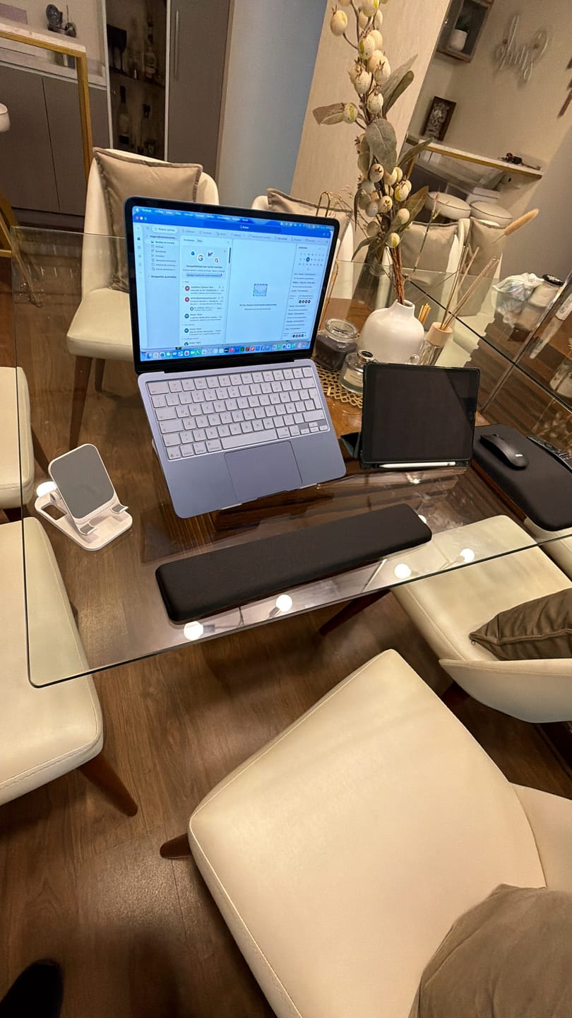 Customer photo review of Mousepad Ergonómico con Reposamuñecas Integrado de Memory Foam
