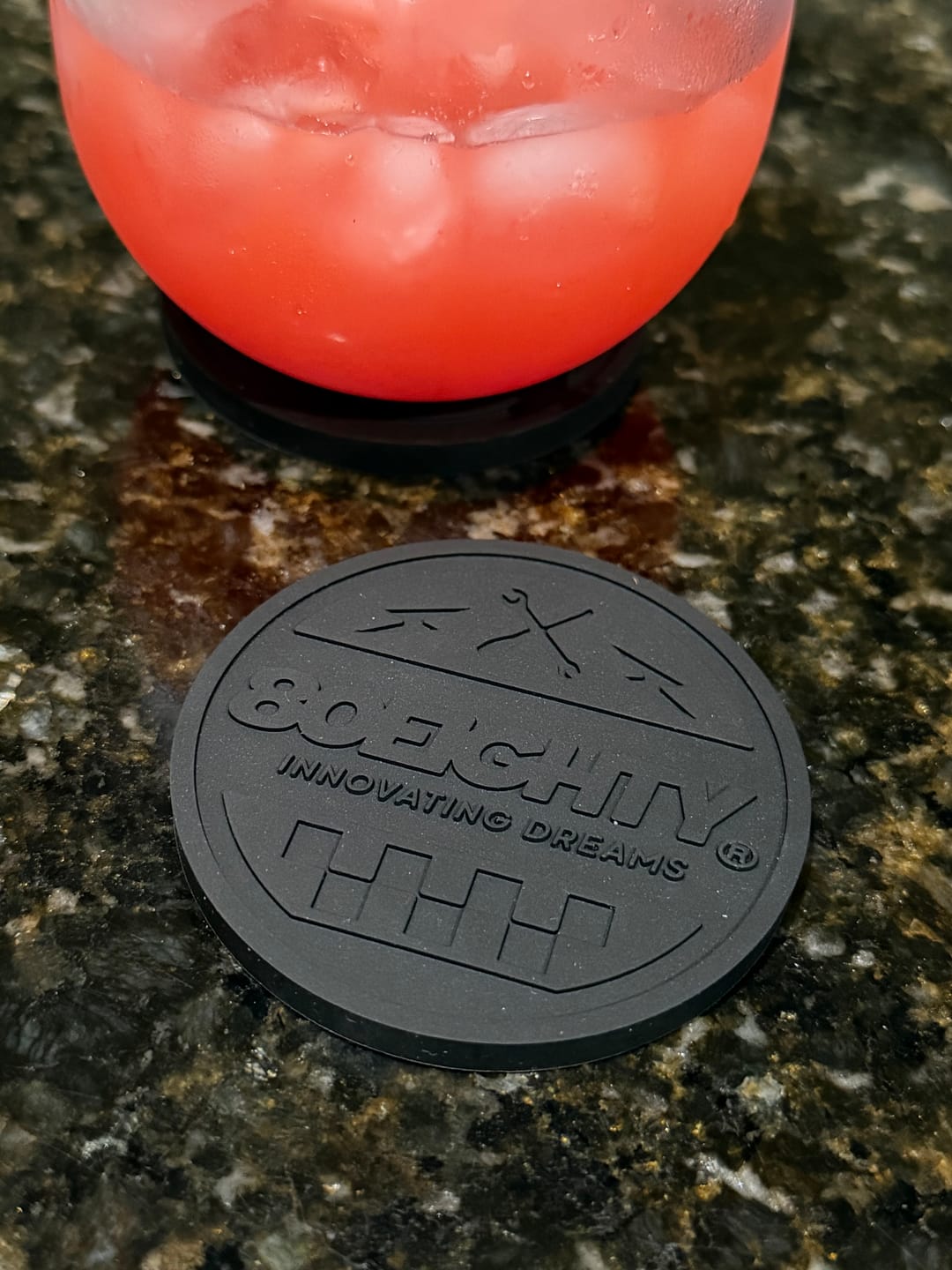 Customer photo review of 80Eighty® Cup Holder Coaster Set