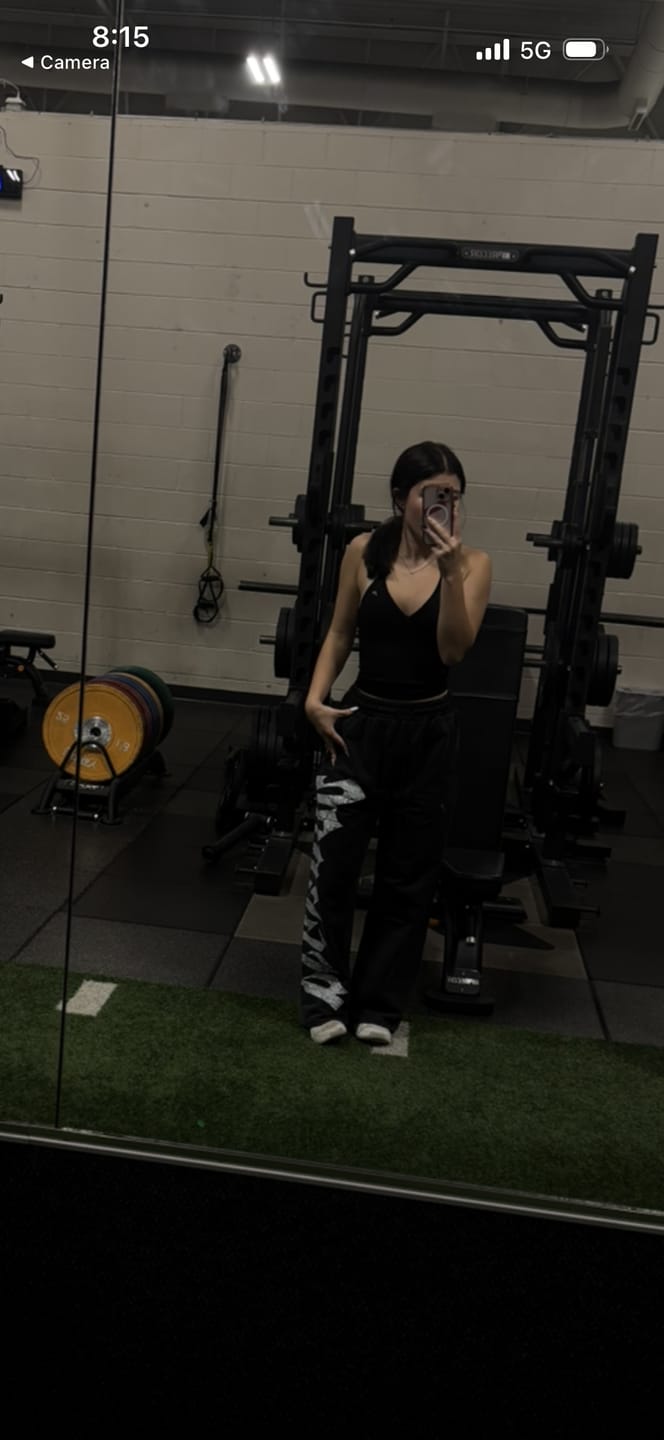 Customer photo review of W4347 Pulse Seamless Halter Tank