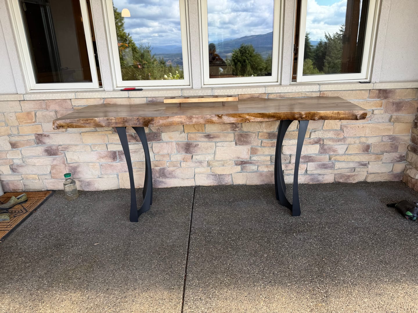 Customer photo review of Counter Table Legs 603 Cleo 34.3" H Modern DIY Furniture