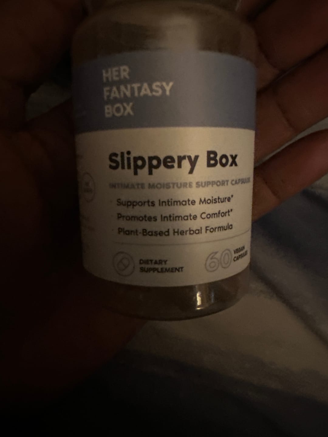 Customer photo review of Slippery Box - Slippery Elm Bark Vaginal Moisturizer Capsule - 3 pk
