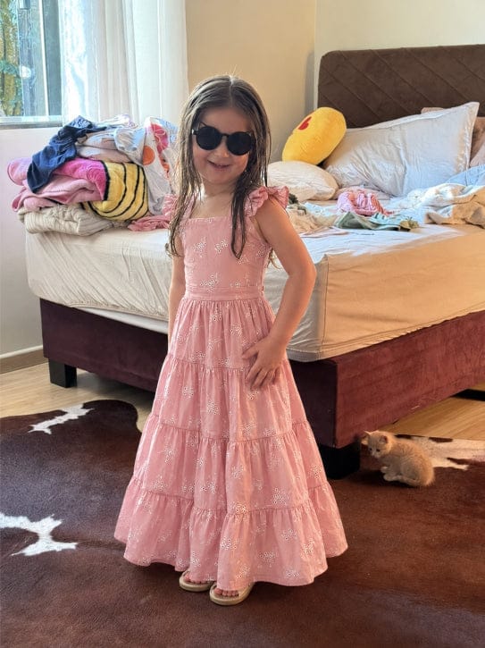 Customer photo review of Vestido Largo para niña - Gabriela