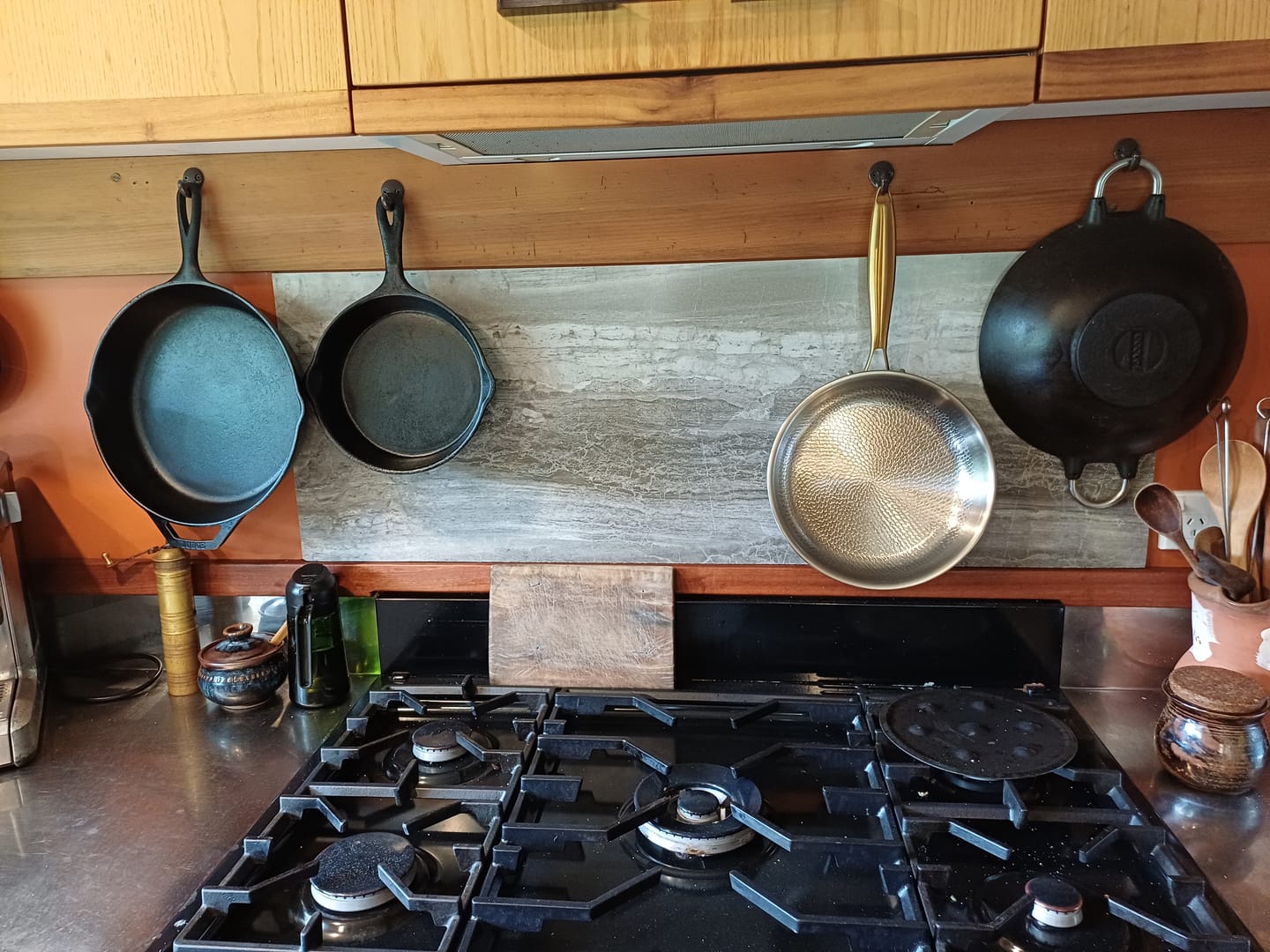 Customer photo review of Hand-Hammered Titanium Pan I Limited Edition