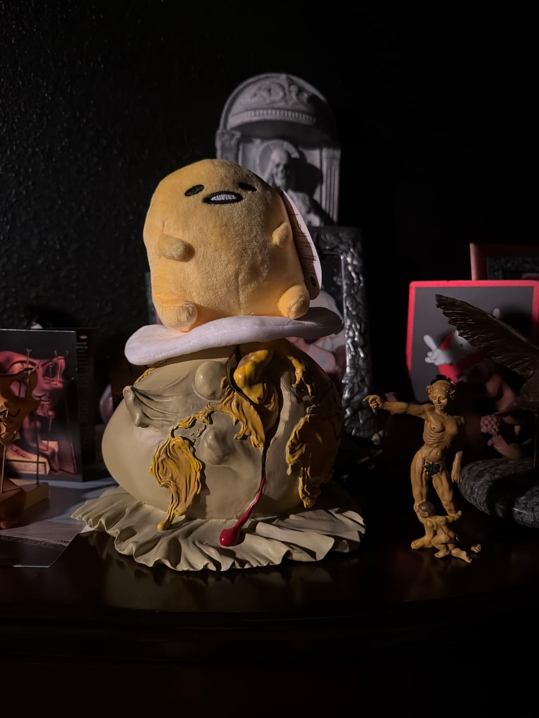 Customer photo review of Dalí Geopolitical Child Sculpture – Birth of the New Human Two Sizes