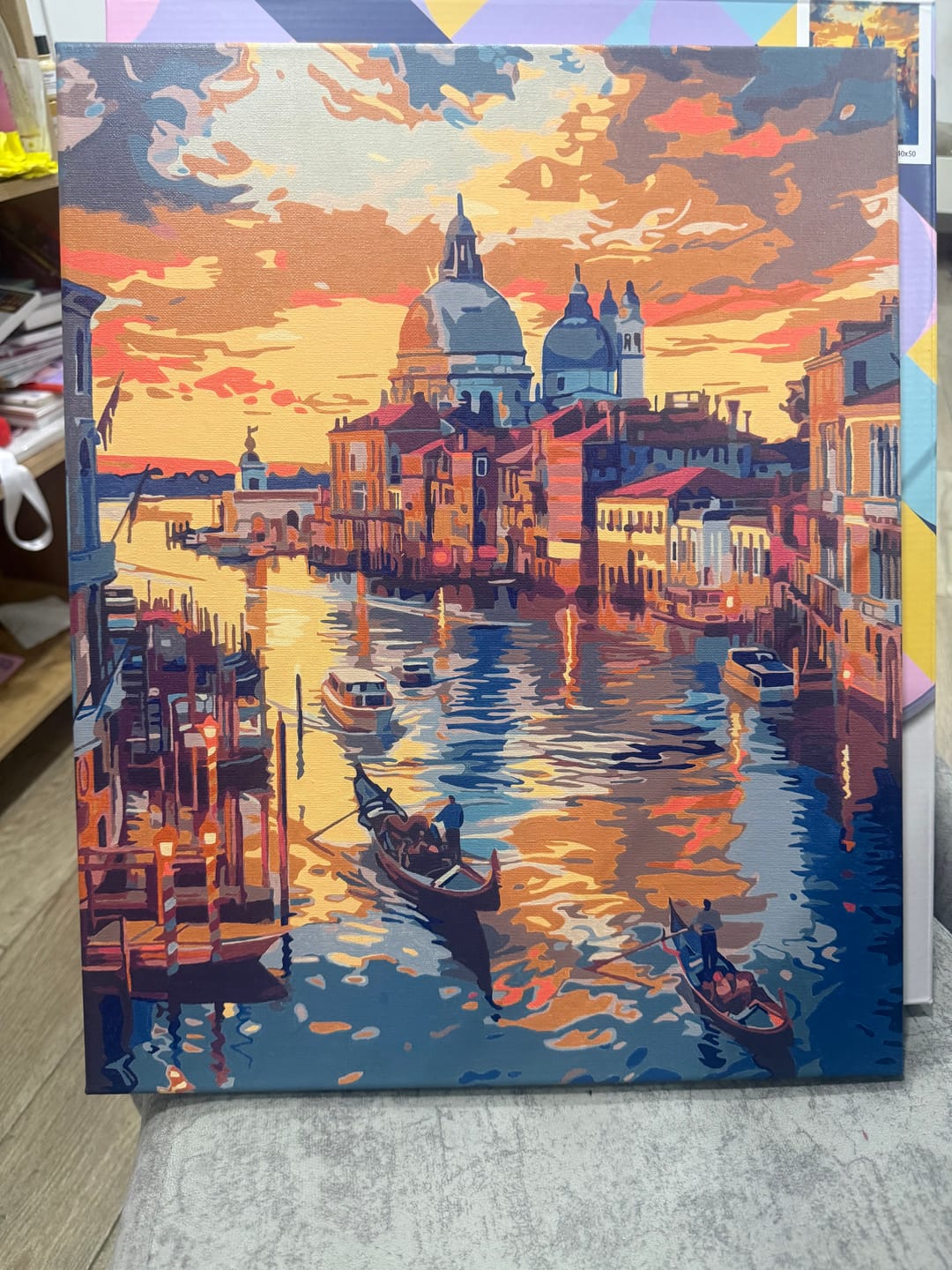 Customer photo review of Venecia (Pintura por Números) 40x50 cm