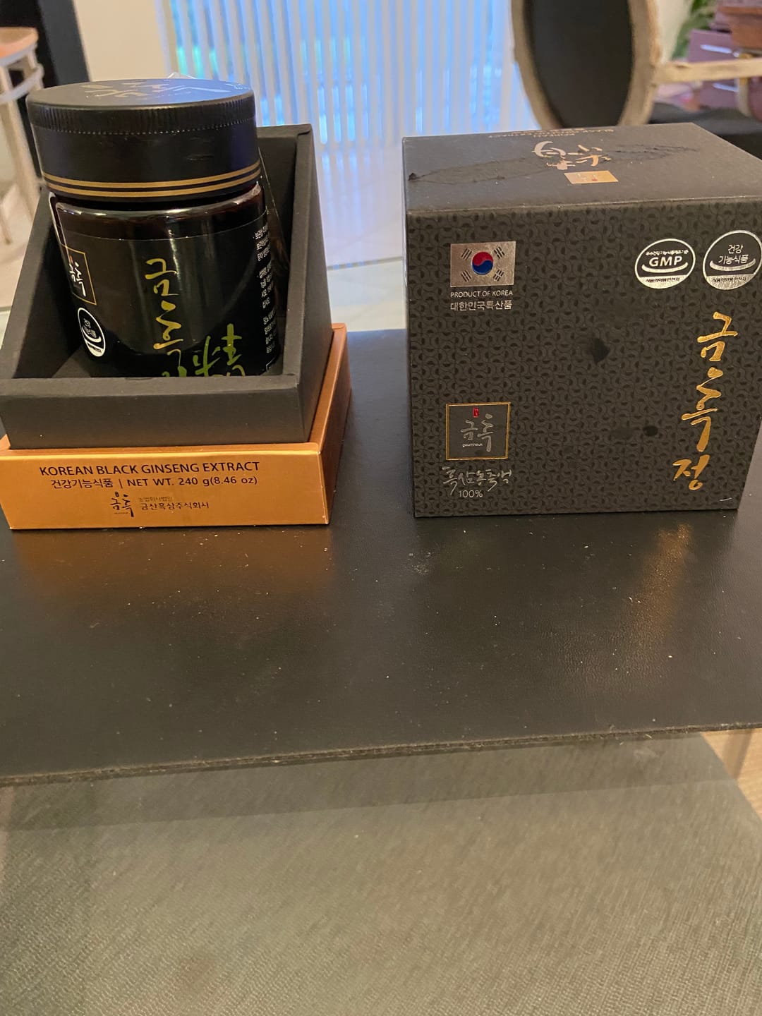 Customer photo review of GeumHeuk Korean Black Ginseng Extract 240g