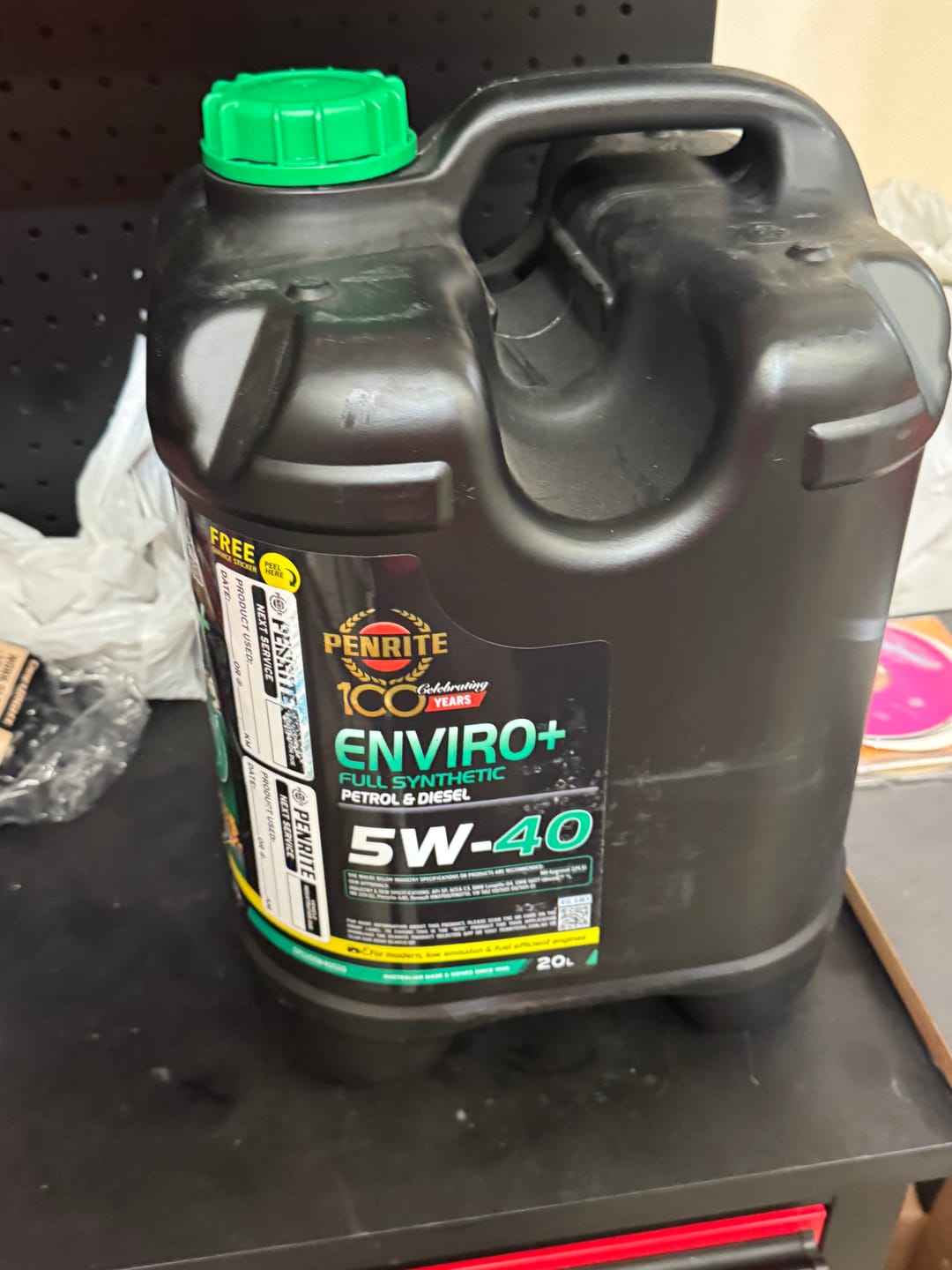 Customer photo review of PENRITE Premium 10 10W60 Pao Ester