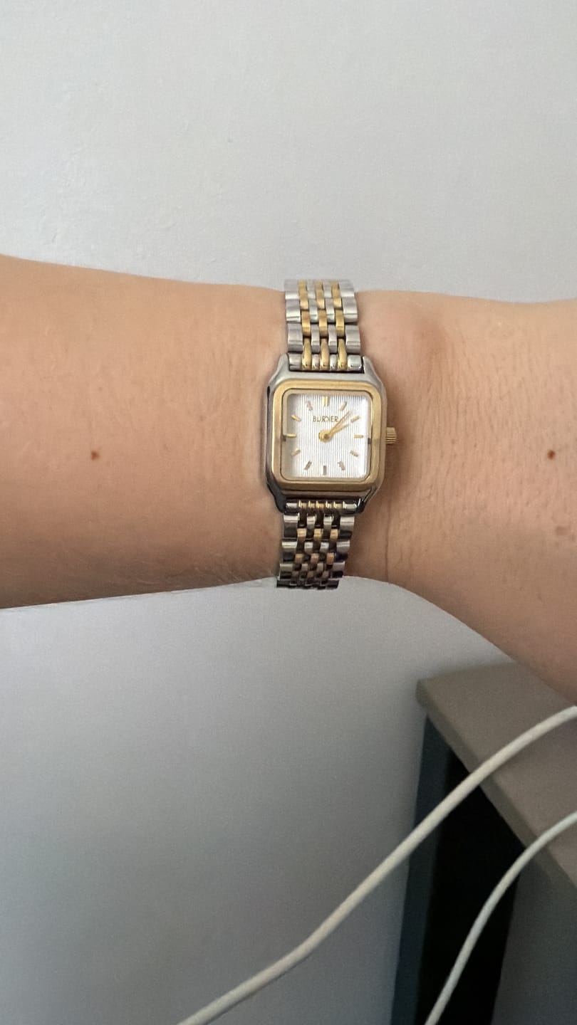 Customer photo review of Macy Petite Gold Silver