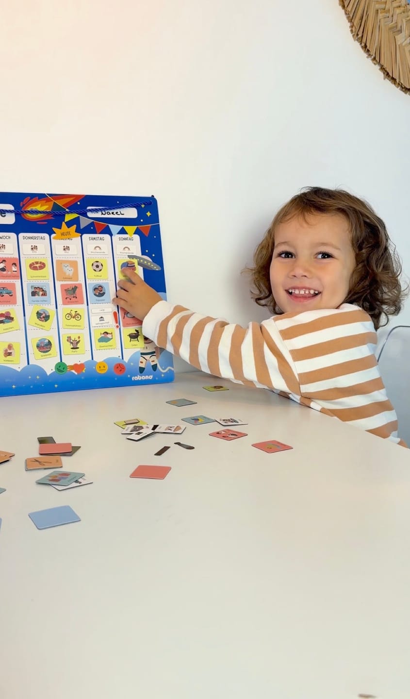 Customer photo review of Wochenplaner für Kinder Weltall