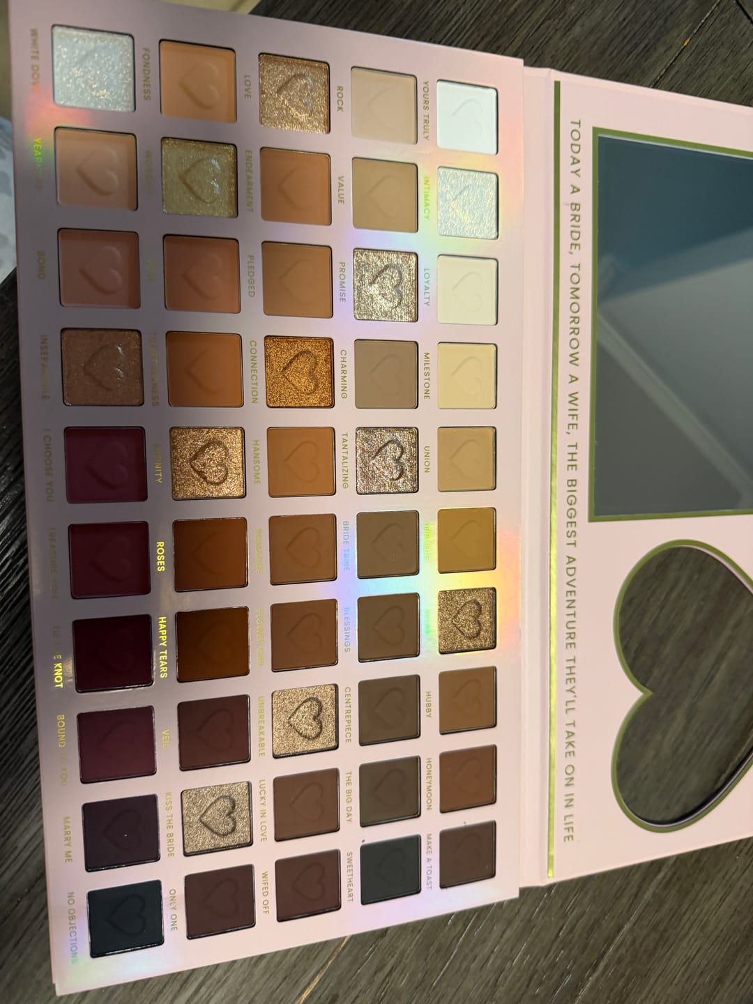 Customer photo review of Wedding Wish XL Palette