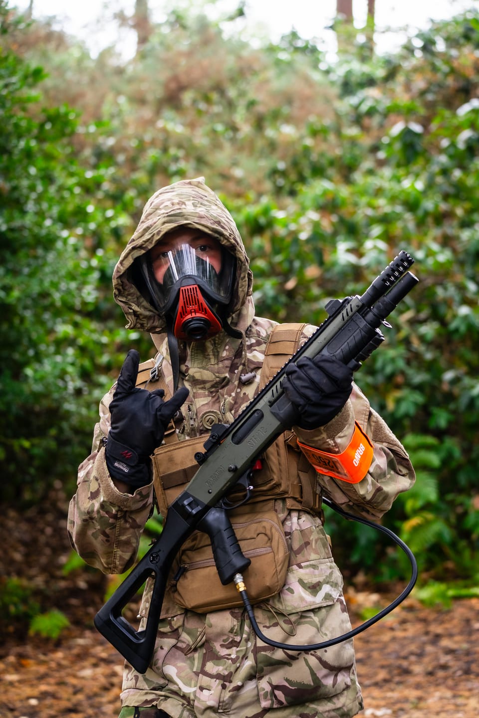 Customer photo review of Full face mask MSA Auer Ultra Elite Black wide view gas mask