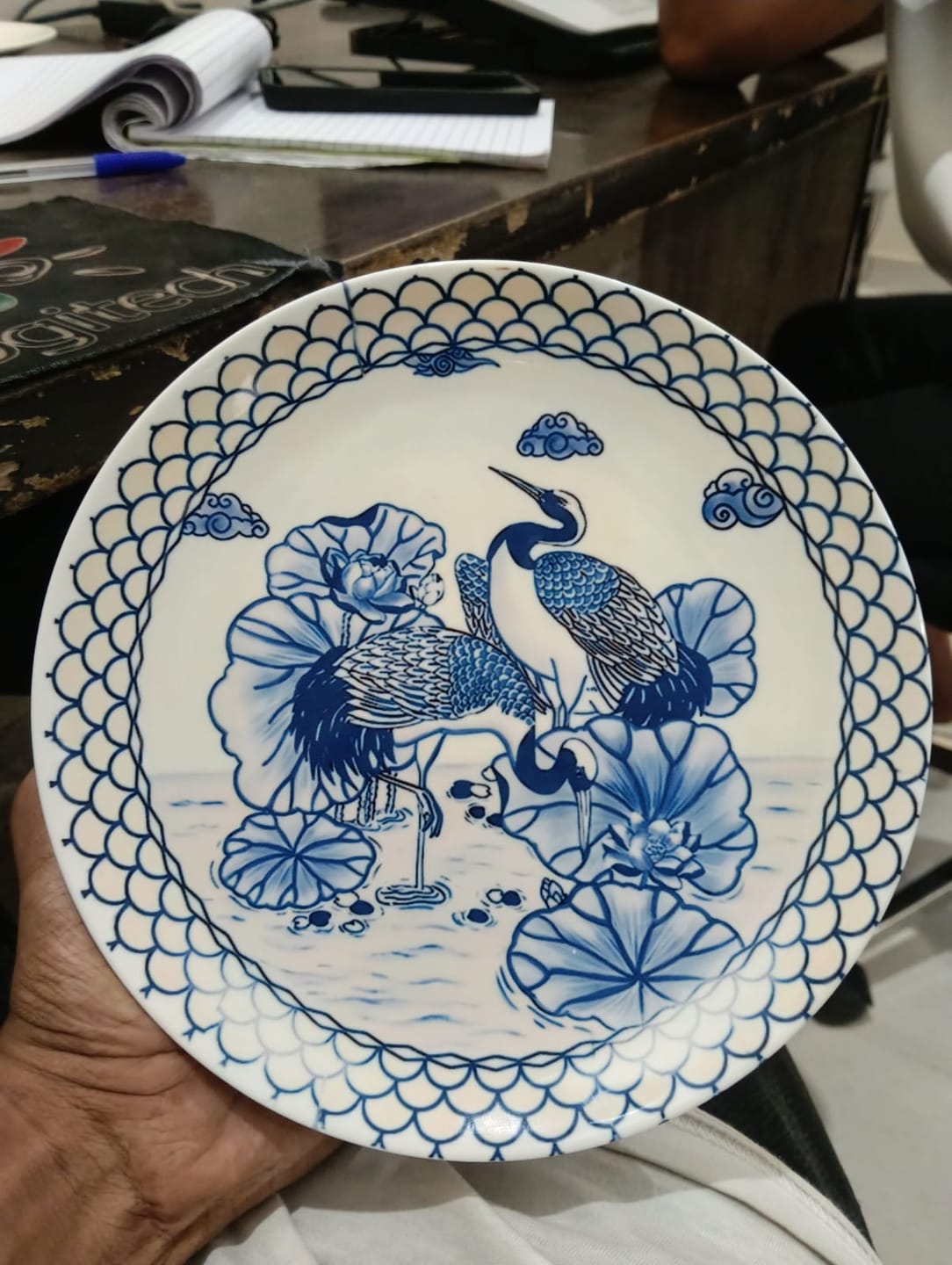 Customer photo review of Graceful Cranes Bliss