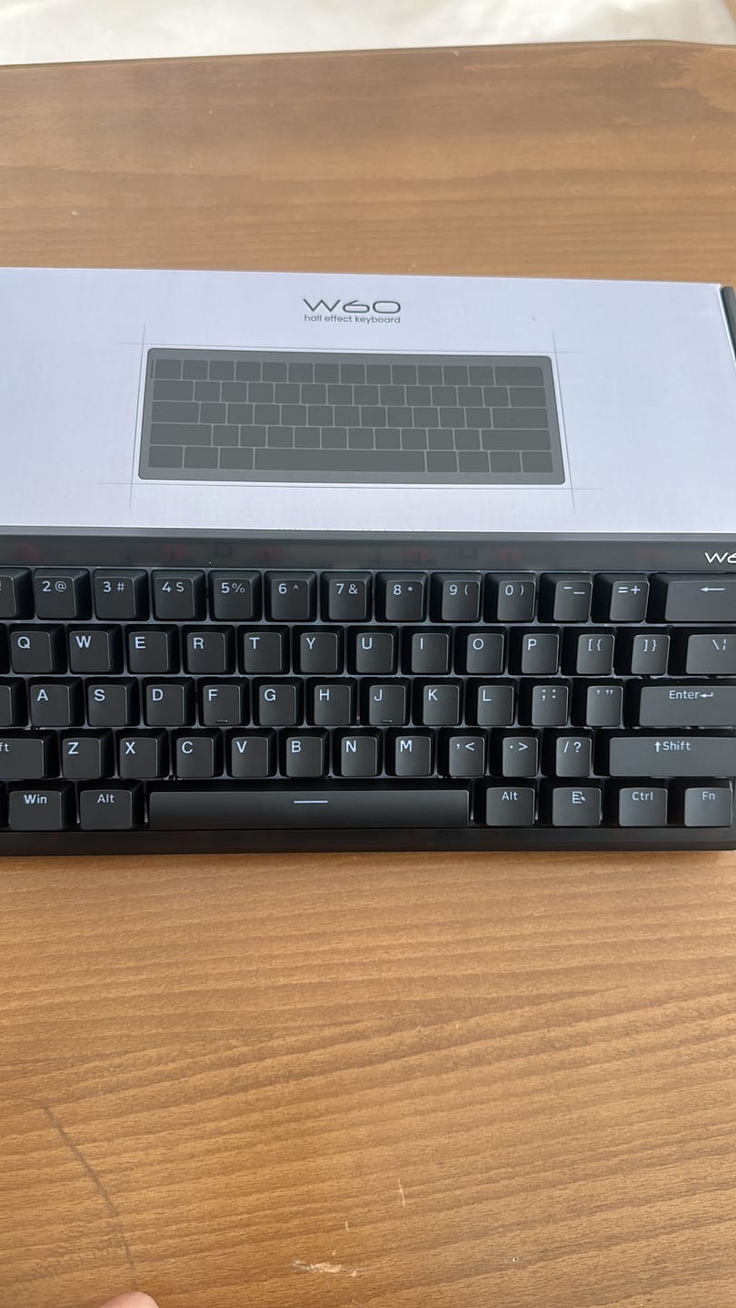 Customer photo review of Wraith W60 Klavye (Manyetik Switch / HE)