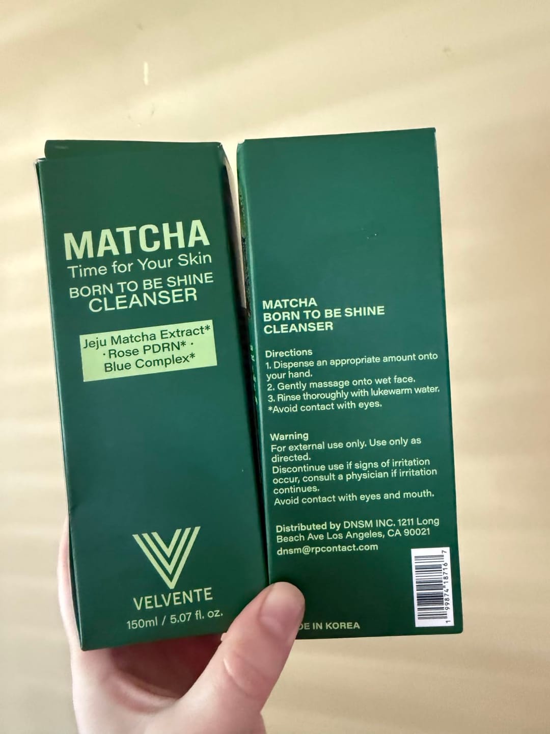 Customer photo review of Foam Cleanser