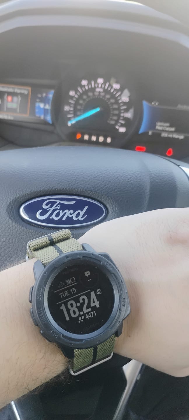 Customer photo review of Five Eye Nylon Watch Strap - Stripe