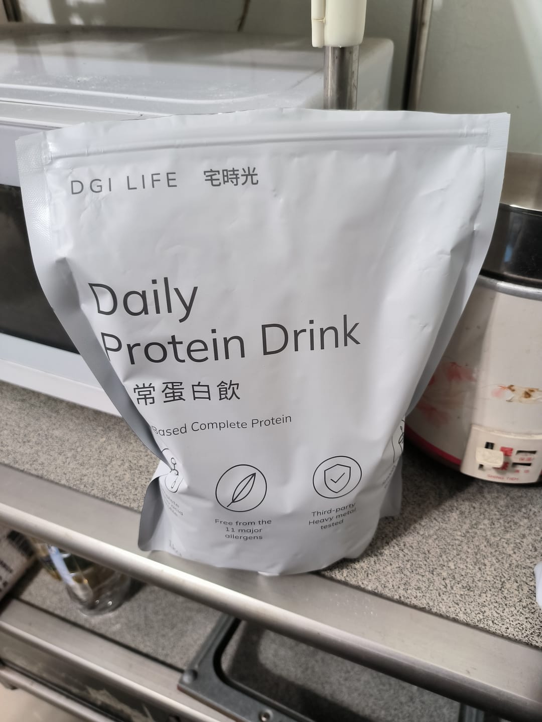 Customer photo review of 日常蛋白飲｜植物性完整蛋白粉，無乳糖、無大豆