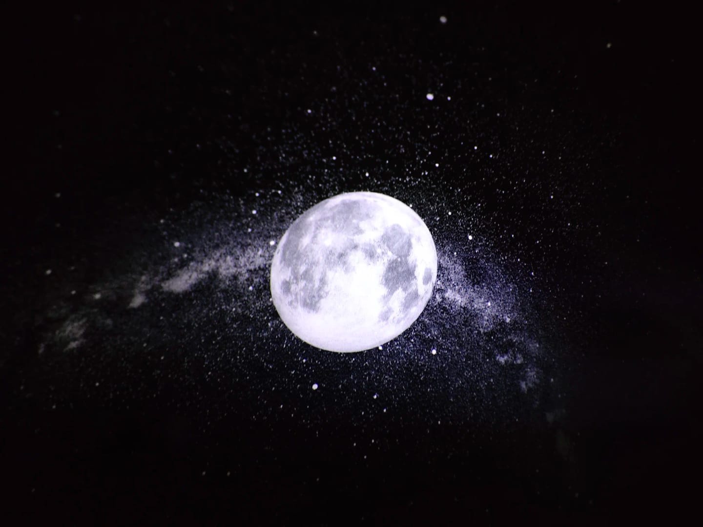 Customer photo review of Starry sky projection lamp