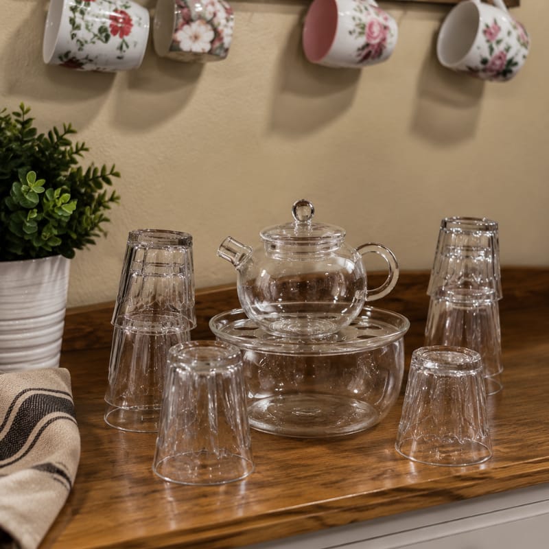 Customer photo review of Riku Miniature Glass Teapot