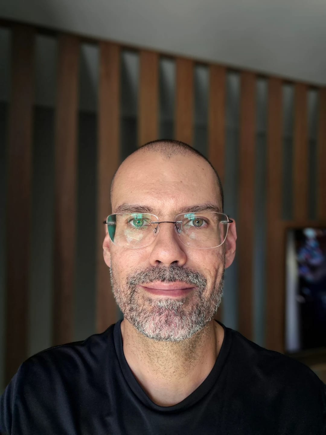 Customer photo review of Óculos de Grau Aetherium - Titanium