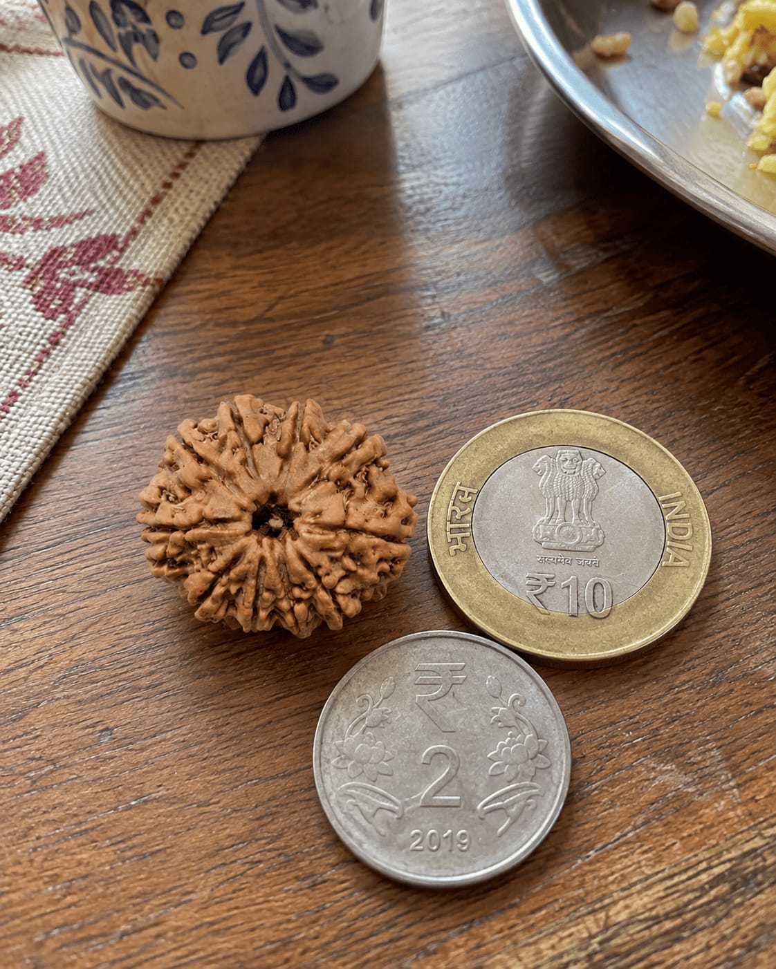 Customer photo review of 10 Mukhi Rudraksha (Nepali)