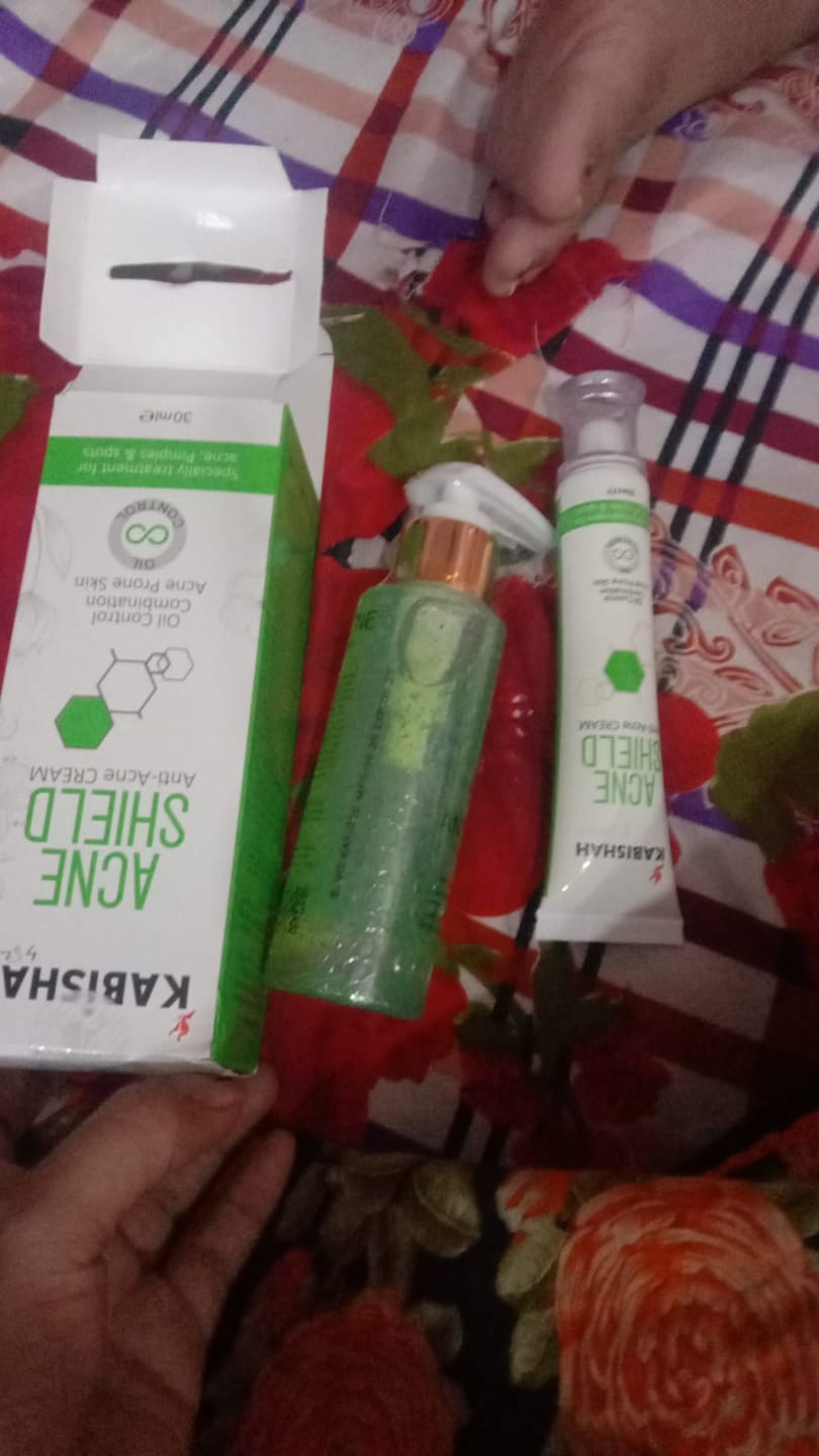 Customer photo review of Anti Acne Bundle