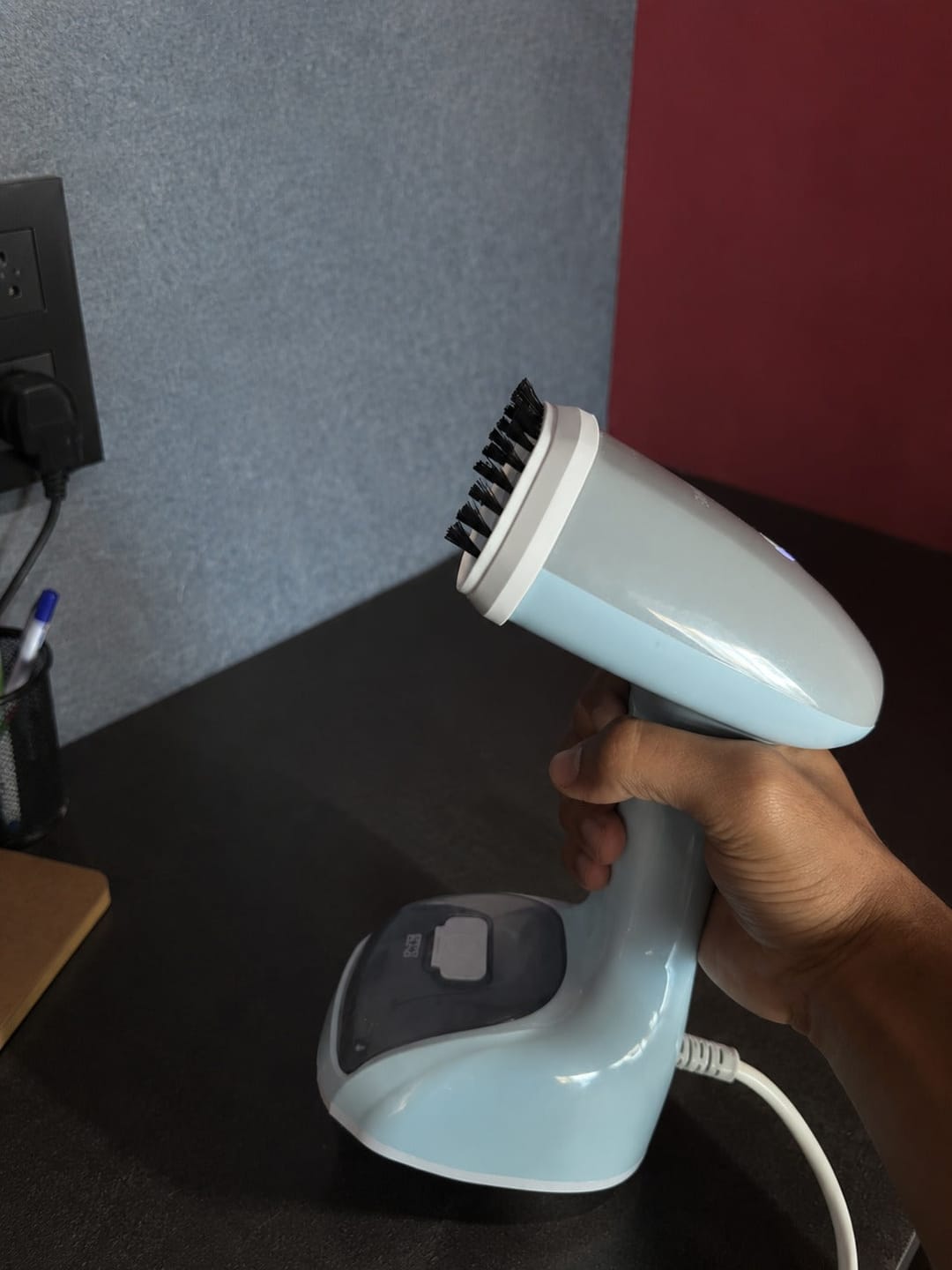 Customer photo review of SteamX Garment Steamer for Clothes