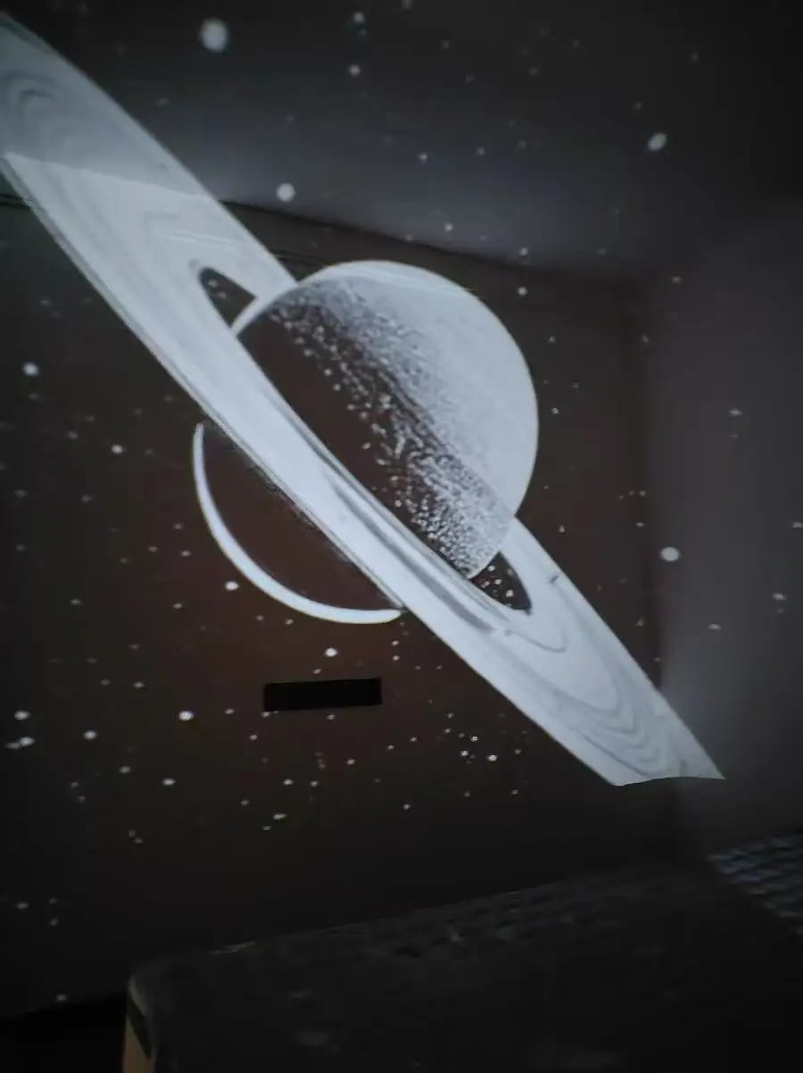 Customer photo review of Starry sky projection lamp