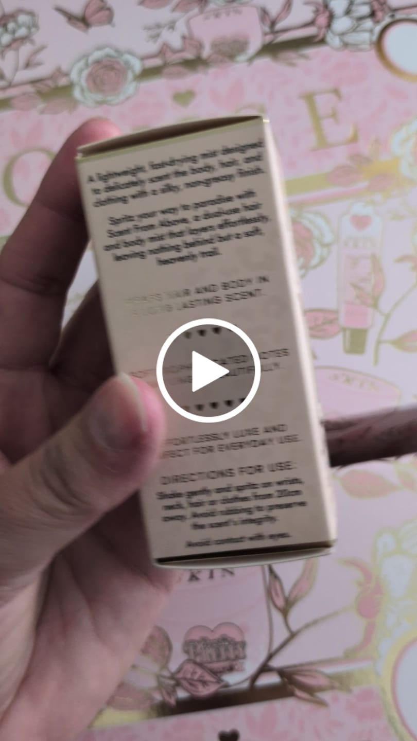 Customer video review of Cheetah Scent From Above Mini Hair & Body Mist