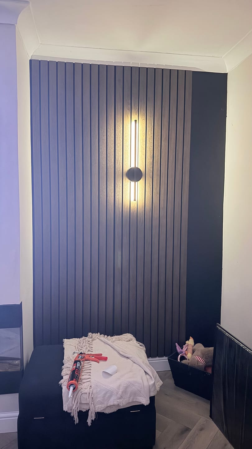 Customer photo review of Acoustic Wall Panel Sample