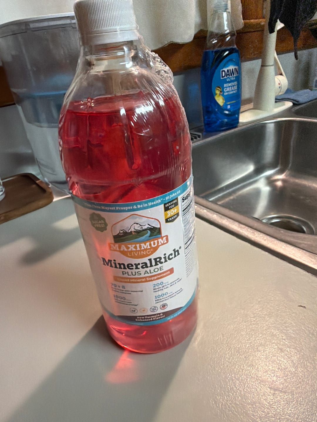 Customer photo review of MineralRich ALOE (Now Sugar-Free)
