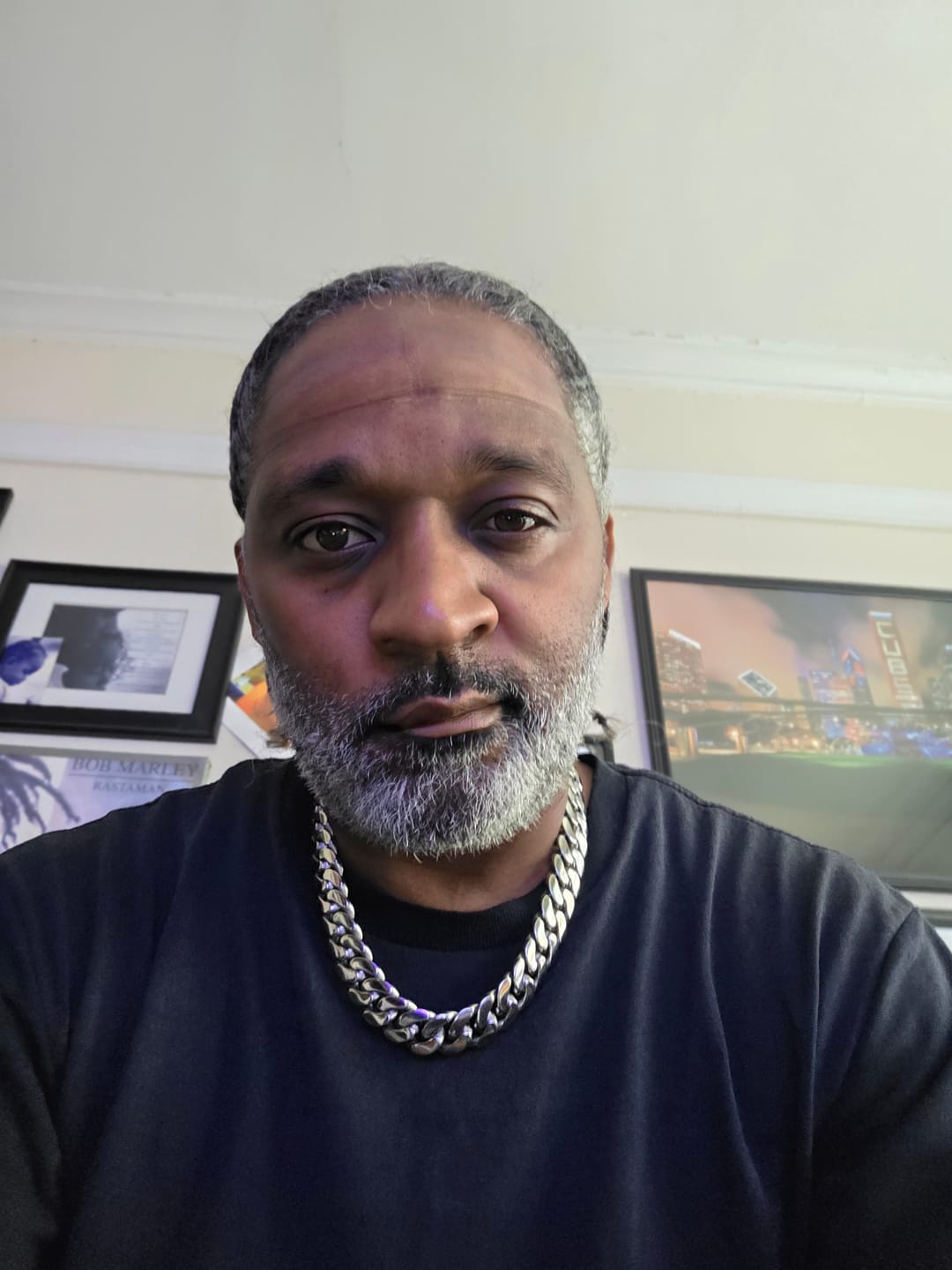Customer photo review of 10-22mm Solid 18k Gold Plated Miami Cuban Link Chain