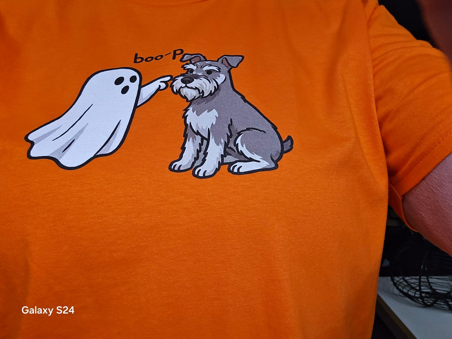 Customer photo review of Boo-p Schnauzer Shirt