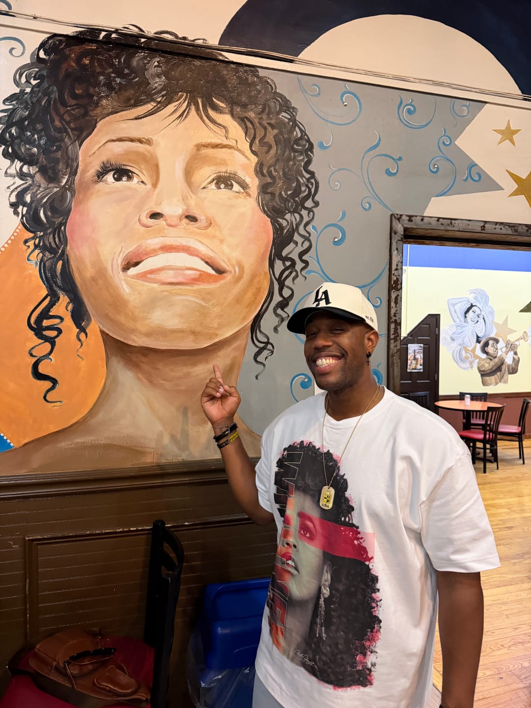 Customer photo review of Whitney Heavyweight T-Shirt