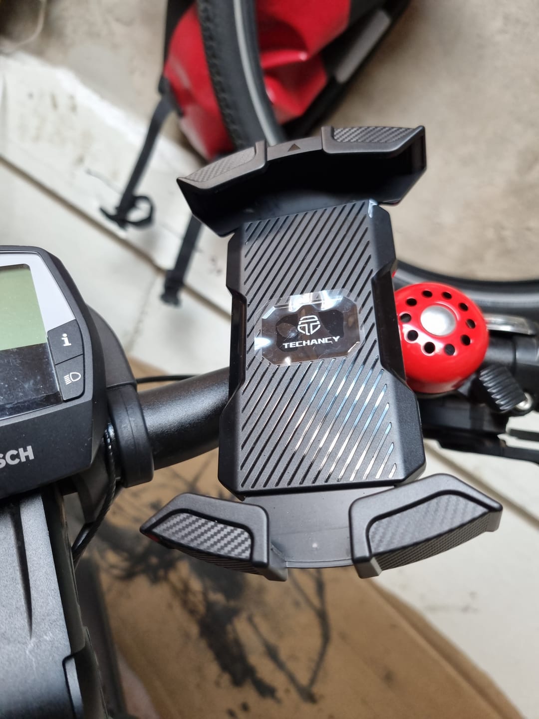Customer photo review of Velogrip Fahrrad Handyhalterung