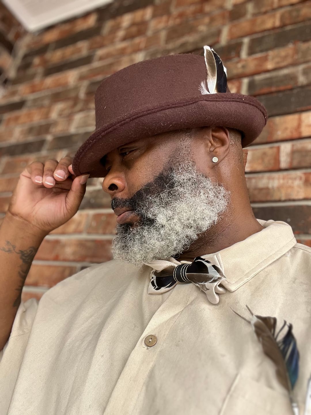 Customer photo review of The Old Sport - White
